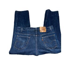 Vintage Levis 517 Jeans Mens 40x28 Blue Denim Orange Tab Made In USA June 1997